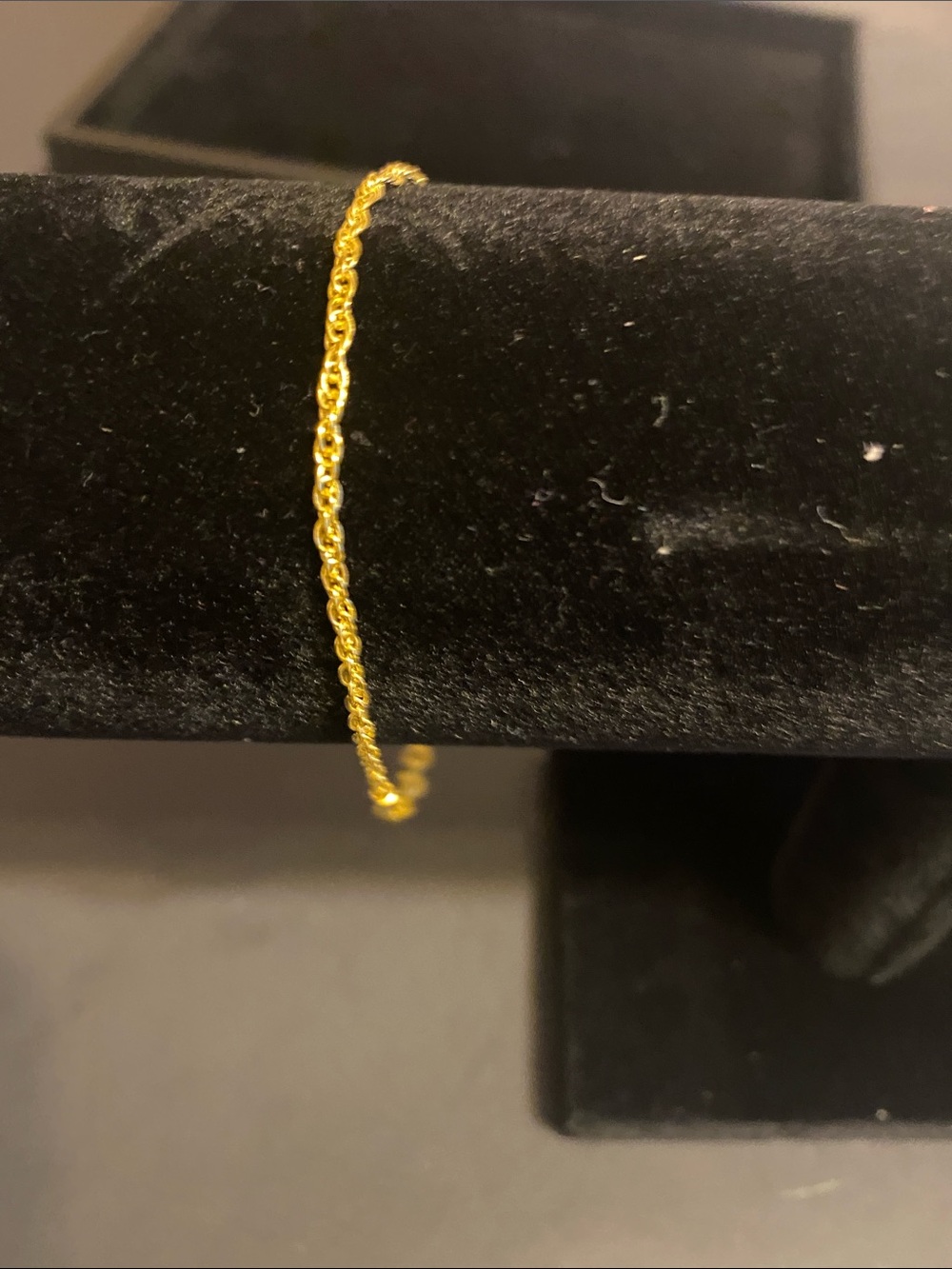 Delicate Gold Rope Chain Bracelet - Women's Jewelry